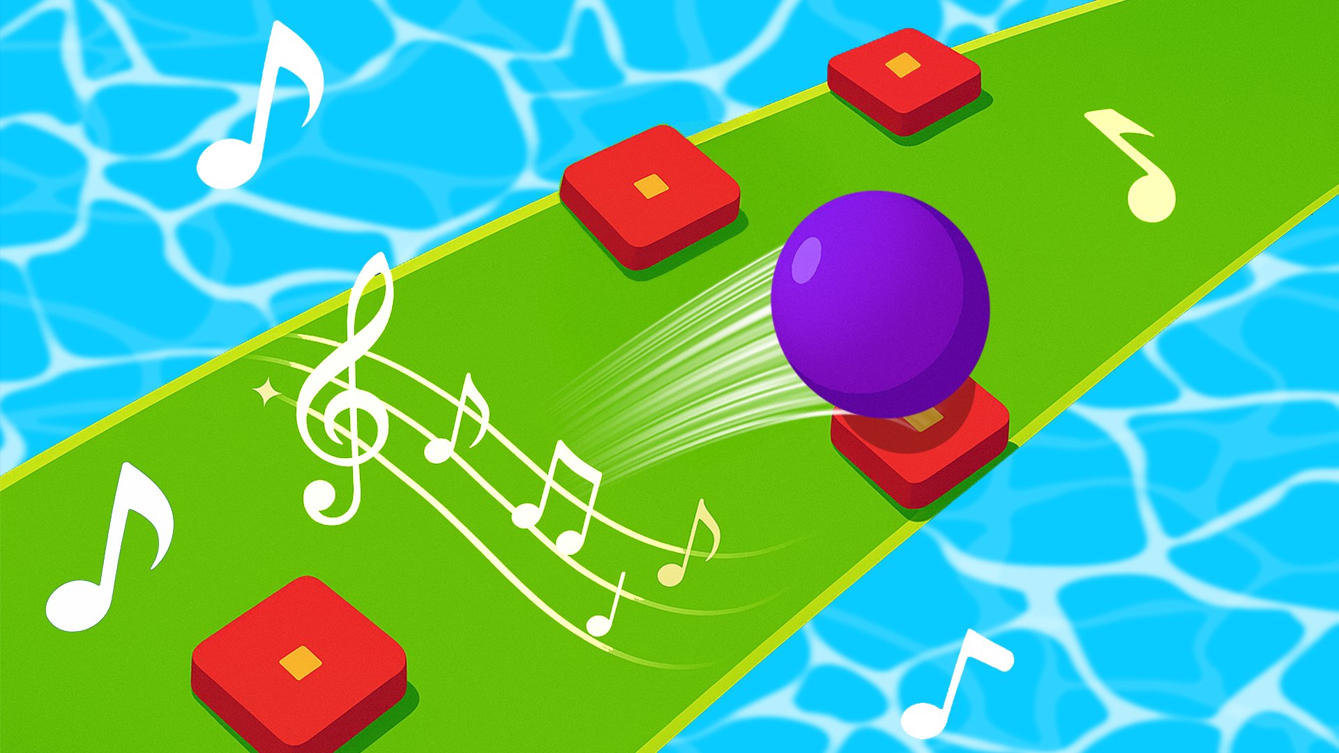 Color Music Hop Ball Games - Game Screenshot