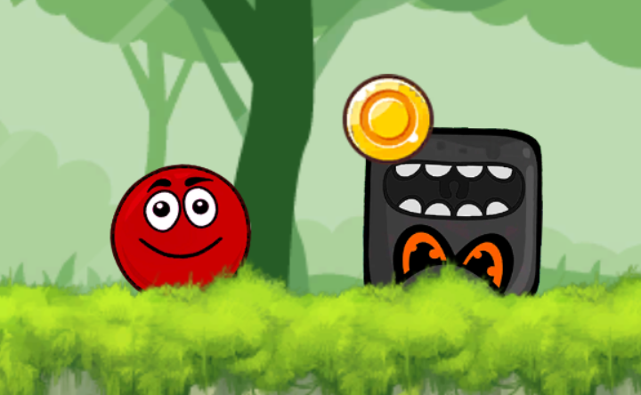 ball-hero-adventure-red-bounce-ball - Game Screenshot
