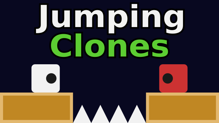 Jumping Clones - Game Screenshot