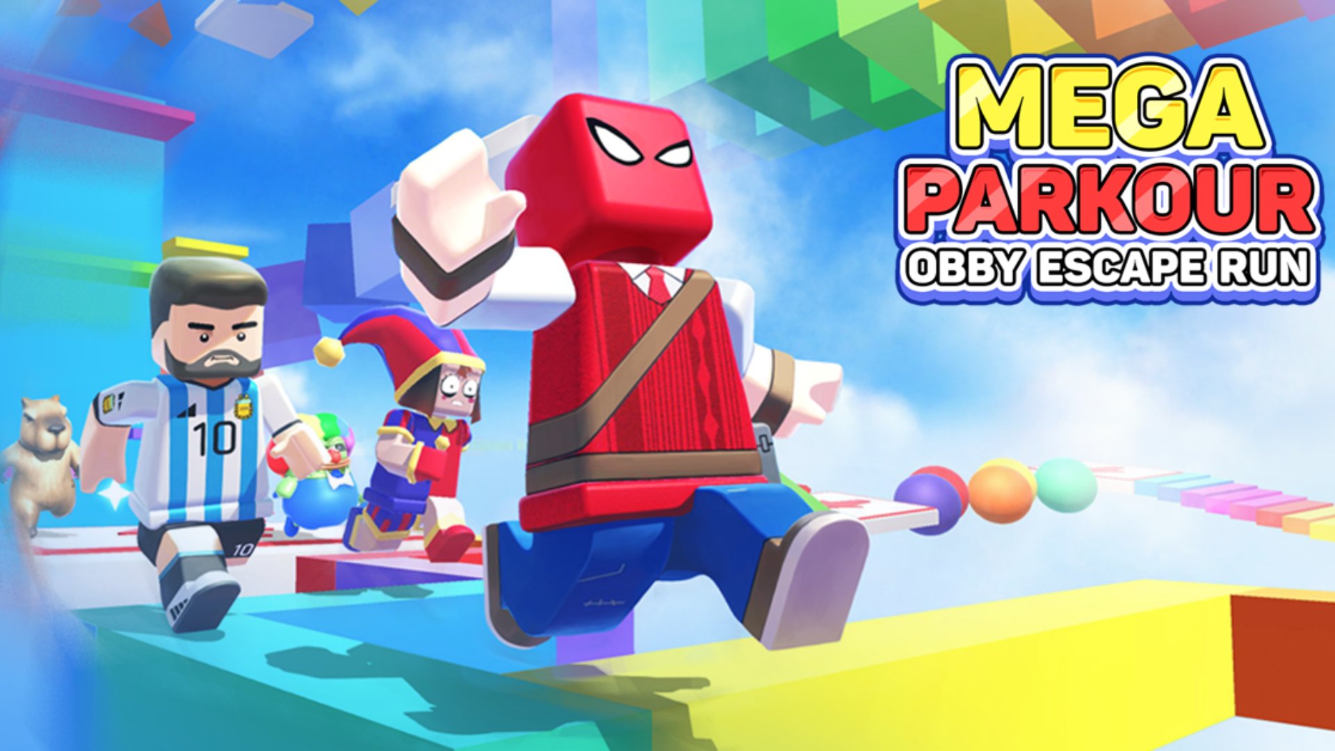 Mega Parkour: Obby Escape Run - Game Screenshot